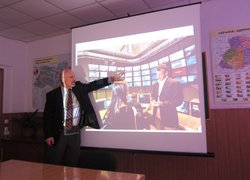 Professor of finance John Olienyk from Colorado State University visited our university